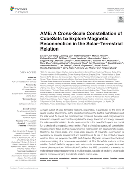 A Cross-Scale Constellation of Cubesats to Explore Magnetic Reconnection in the Solar–Terrestrial Relation