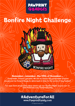 Bonfire Night Challenge