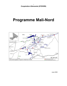 Programme Mali-Nord