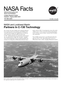 NASA Facts National Aeronautics and Space Administration Langley Research Center Hampton, Virginia 23681-0001