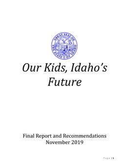 Our Kids, Idaho's Future