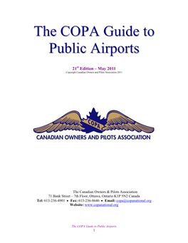 The COPA Guide to Public Airports 1