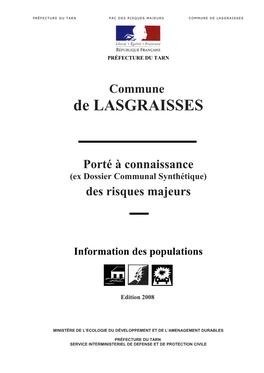 Commune De LASGRAISSES Porté À Connaissance