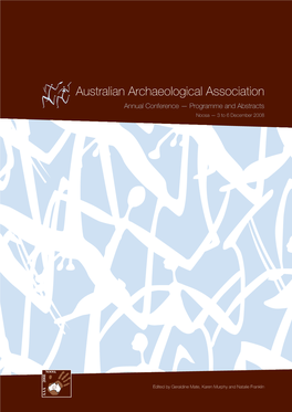 Australian Archaeological Association Annual Conference: Programme and Abstracts