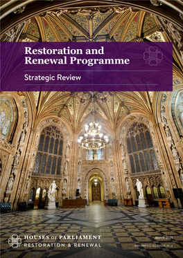 Restoration and Renewal Programme Strategic Review