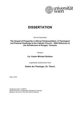 Dissertation