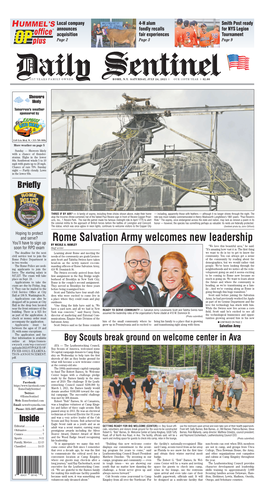 Rome Salvation Army Welcomes New Leadership by NICOLE A
