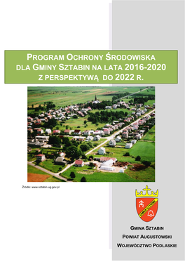 Dla Gminy Sztabin Na Lata 2016-2020 Z Perspektywą Do 2022 R. 2