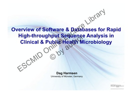 ESCMID Online Lecture Library © by Author