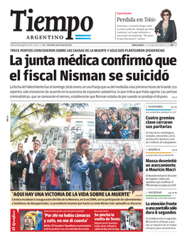 La Junta Médica Confirmó Que El Fiscal Nisman Se Suicidó