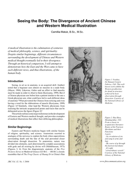 The Divergence of Ancient Chinese and Western Medical Illustration