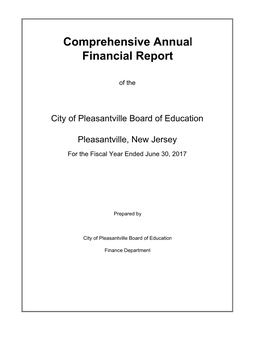 Comprehensive Annual Financial Report