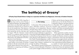 The Battle(S) of Grozny1