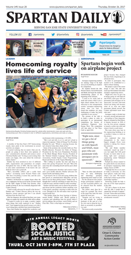 Homecoming Royalty Lives Life of Service