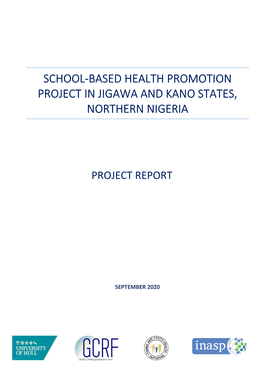 School-Based Health Promotion Project in Jigawa and Kano States, Northern Nigeria