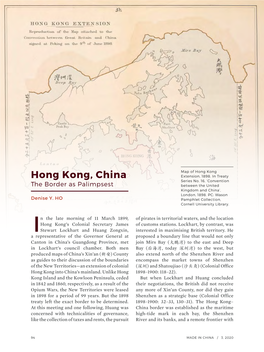 Hong Kong, China: the Border As Palimpsest (DENISE Y