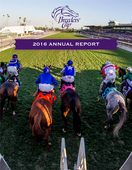 2016 Annual Report 2 Table of Contents