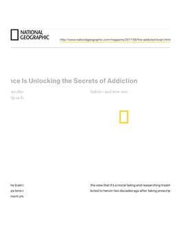 How Science Is Unlocking the Secrets of Addiction