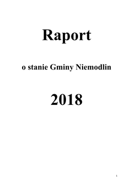 O Stanie Gminy Niemodlin