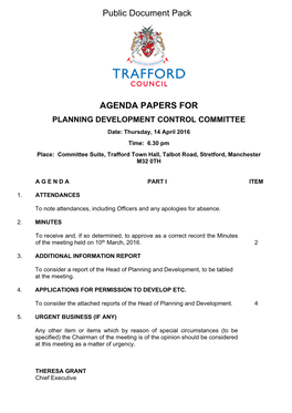 (Public Pack)Agenda Document for Planning Development Control