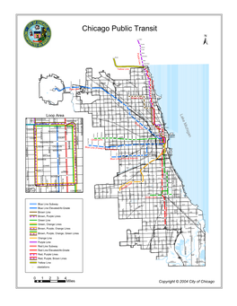 Chicago Public Transit, City of Chicago, 2004