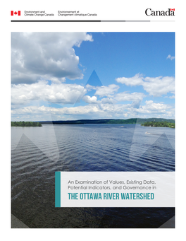 The Ottawa River Watershed
