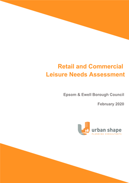 Retail and Commercial Leisure Needs Assessment