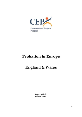 Probation in Europe England & Wales