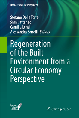 Regeneration of the Built Environment from a Circular Economy Perspective Research for Development