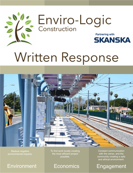 Enviro-Logic Written Response