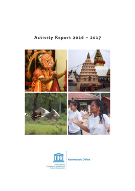UNESCO Activity Report 2016-2017, Apr 10.Pdf