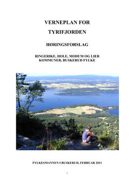 Verneplan for Tyrifjorden