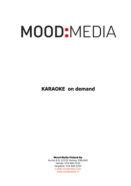 KARAOKE on Demand