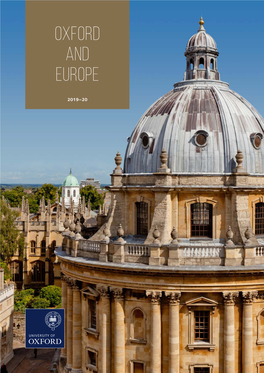 Oxford and Europe 2019-20