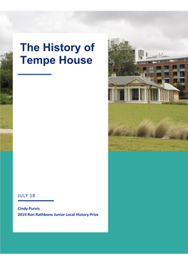 The History of Tempe House