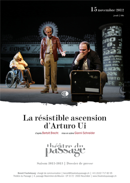 La Résistible Ascension D'arturo Ui