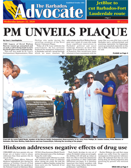 Hinkson Addresses Negative Effects of Drug