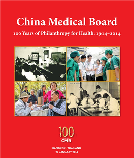 CMB Philanthropy for Health in Asia Over the Course of 100 Years, CMB Philanthropy Has Provided Catalytic Inputs to Accelerate Educational Transformation