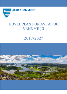 Hovedplan for Avløp Og Vannmiljø