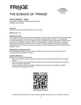 The Science of “Fringe”