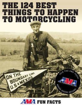 The 124 Best Things to Happen to Motorcycling