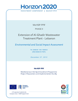 Extension of Al-Ghadir Wastewater Treatment Plant