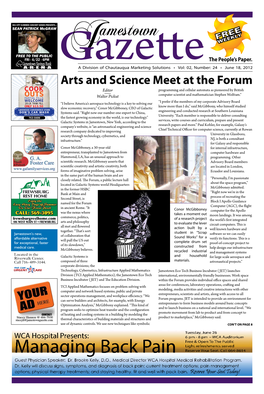 Arts and Science Meet at the Forum