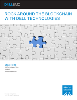 Rock Around the Blockchain with Dell Technologies