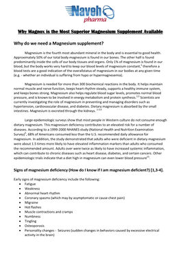 Why Magnox Is the Most Superior Magnesium Supplement Available