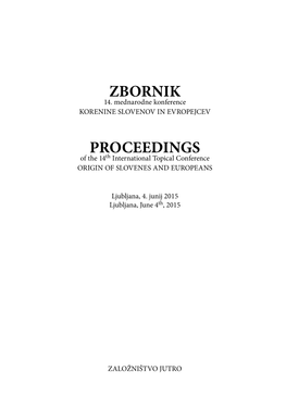 Zbornik Proceedings