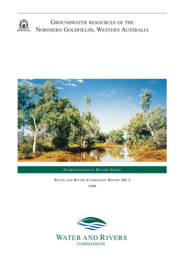 Groundwater Resources of the Northern Goldfields, Western Australia
