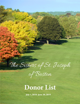 The Sisters of St. Joseph of Boston