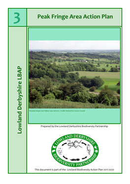 LBAP 2011-2020 Peak Fringe Area Action Plan with Priority Habitat