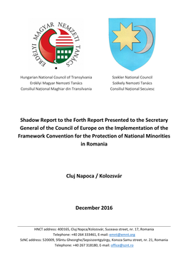 Shadow Report to the Forth Report Presented to the Secretary General